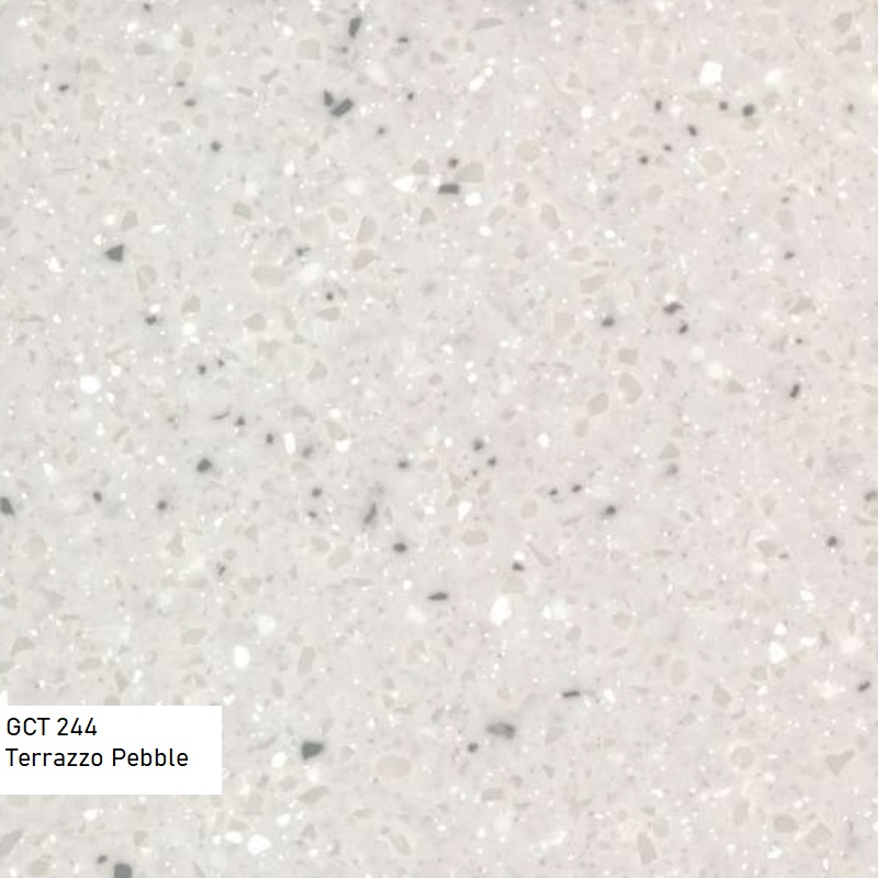Arkusz akrylowy Getacore GCT 244 Terrazzo Pebble, 4100х1250х10 — Zdjęcie