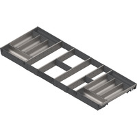 ORGA-LINE wkład z pojemnikami (cał. wypełnienie)do szuf.TANDEMBOXdł.NL=450 mm szer. korpusu KB=1200 mm+i nox*P/U: 1 (ZSI.12VEI4) BLUM