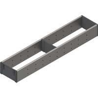 ORGA-LINE wkład z przegródkami(część. wypełnienie)szuf.TANDEMBOXdł.NL=550mm szer.=105 mm+inox*P/U: 1(ZSI.550FI1) BLUM
