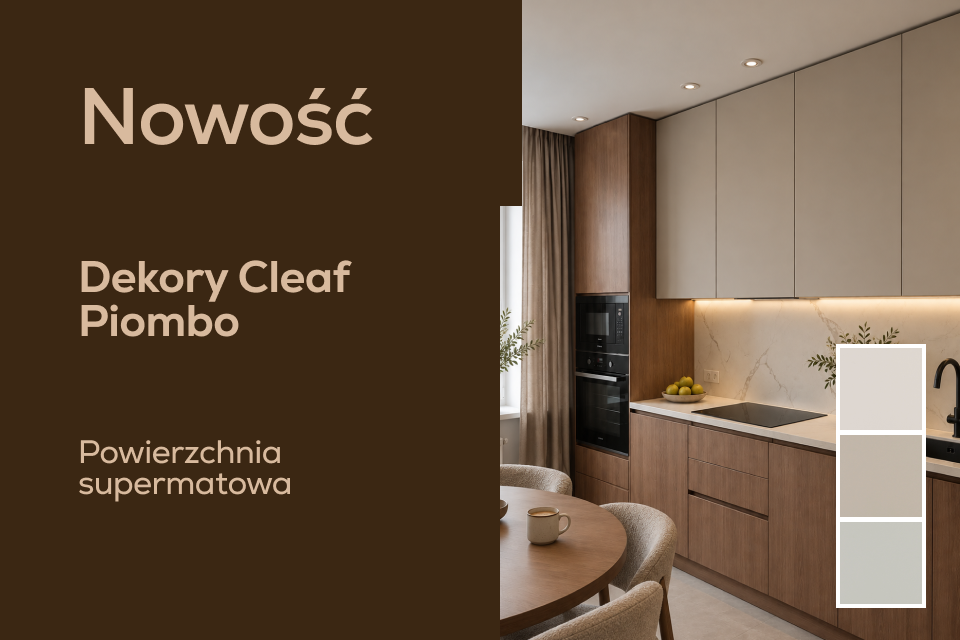 Cleaf Piombo w VIYAR: przyjemność z każdego dotyku