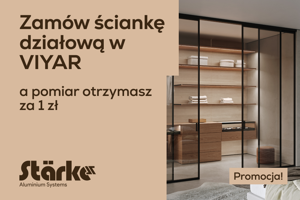 Zamów ściankę działową Starke – a pomiar otrzymasz za 1 zł