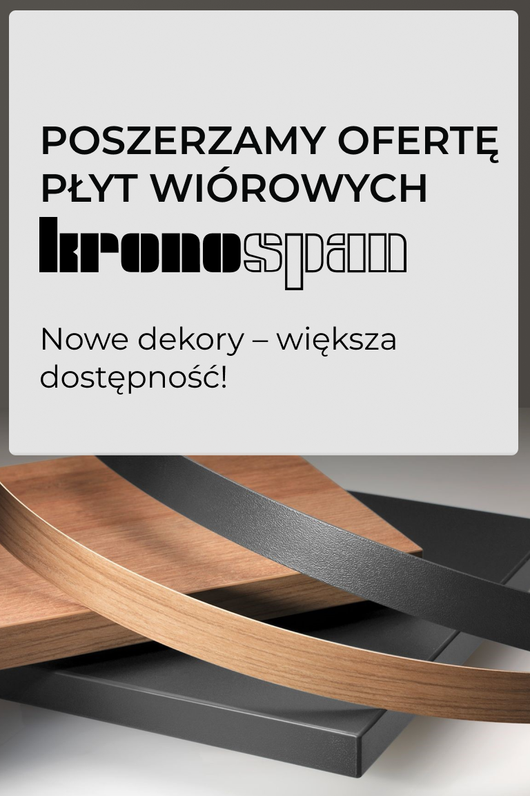 Poszerzamy ofertę płyt wiórowych Kronospan - Strona główna