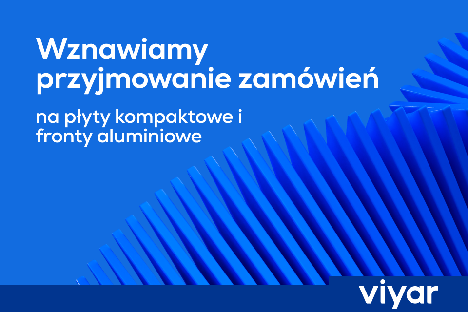 Płyty kompaktowe i fronty aluminiowe ponownie dostępne w zamówieniu! 