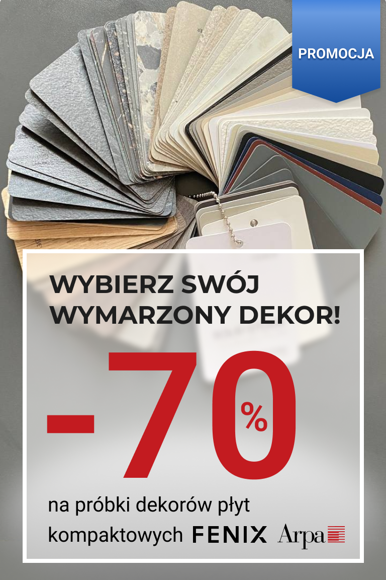 Rabat na próbki dekorów płyt kompaktowych -70% od ceny detalicznej - Strona główna