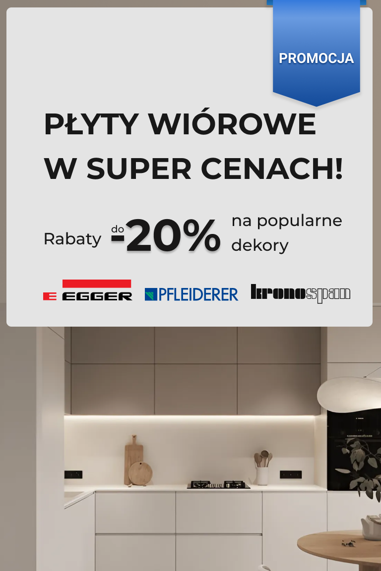 Rabaty do 20% na popularne dekory płyt wiórowych Egger, Kronospan і Pfleiderer - Strona główna