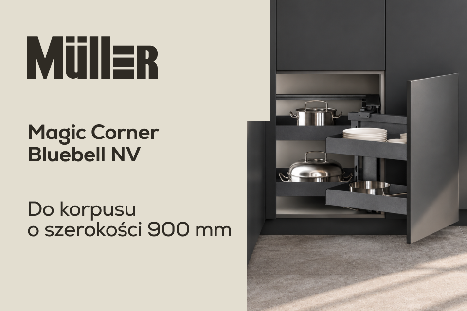 Nowość od Muller: Magic Corner Bluebell NV z cichym domykiem