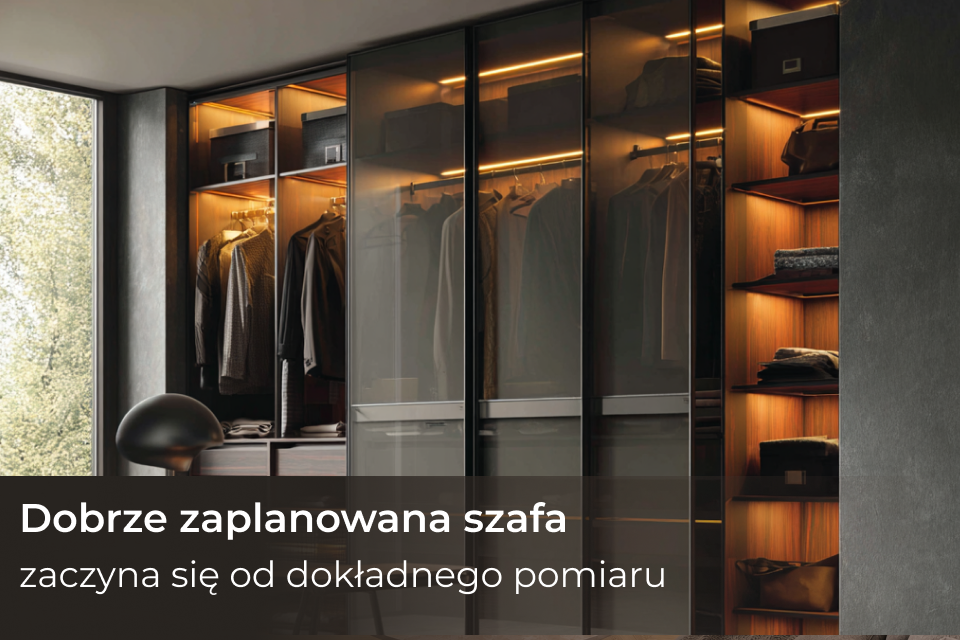 Wymiary szafy przesuwnej – jak je dobrze obliczyć przed zamówieniem? | Wybór materiałów