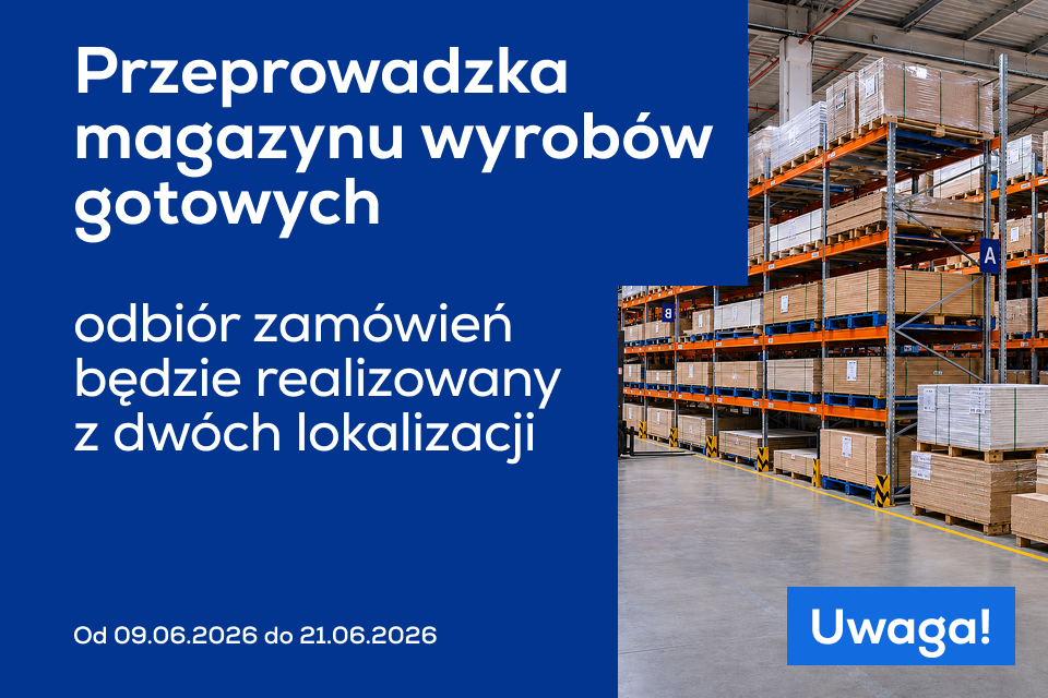 Przeprowadzka magazynu wyrobów gotowych VIYAR