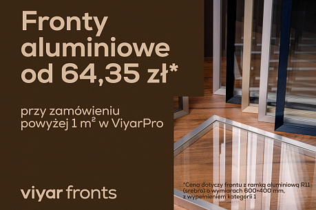 Promocja od ViyarFronts: fronty aluminiowe od 64,35 zł | Aktualne promocje
