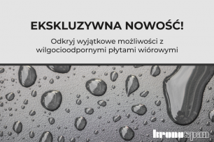 Wilgocioodporne płyty wiórowe Kronospan już dostępne w ofercie VIYAR!