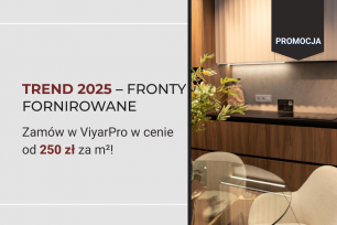 Zamów fronty fornirowane przez ViyarPro od 250 zł brutto za m² | Aktualne promocje