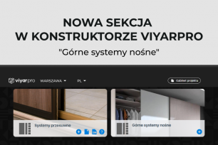 Nowa sekcja w konstruktorze ViyarPro: "Górne systemy nośne"