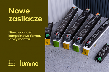 Nowości w ofercie zasilaczy Lumine: aż 3 serie do różnych zastosowań