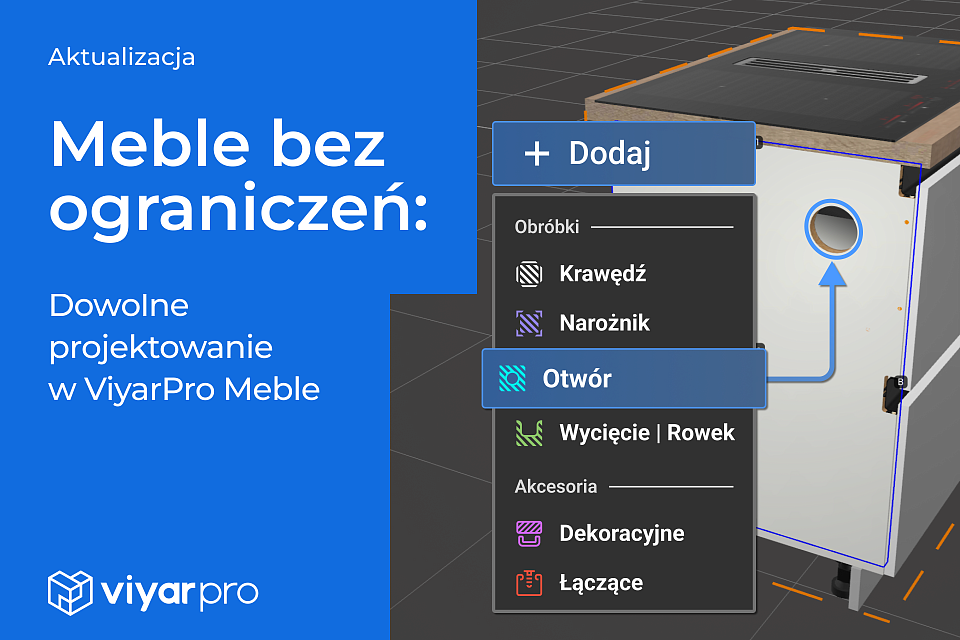 Meble bez ograniczeń: dowolne projektowanie w ViyarPro Meble