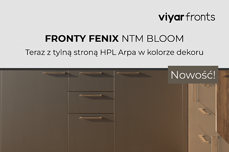 Nowość! Fronty Fenix NTM Bloom – teraz również z tylną stroną HPL Arpa w kolorze dekoru | Popularne aktualności