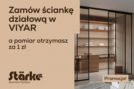 Zamów ściankę działową Starke – a pomiar otrzymasz za 1 zł