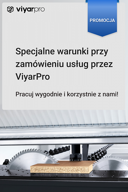 Zamów cięcie i okleinowanie przez ViyarPro na korzystnych warunkach