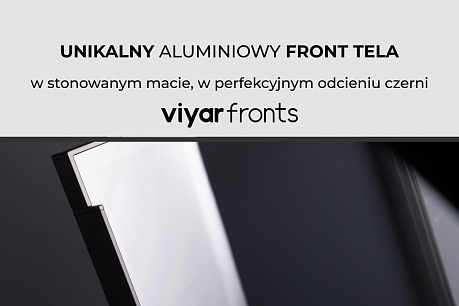 ViyarFronts prezentuje unikalny aluminiowy front Tela w matowej czerni | Popularne aktualności
