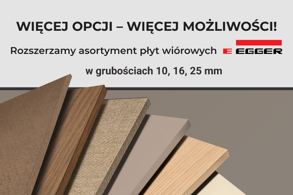 Jeszcze większy wybór ulubionych materiałów w wielu grubościach!