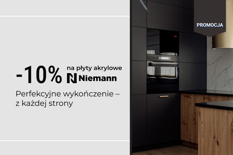 -10% na płyty akrylowe Niemann