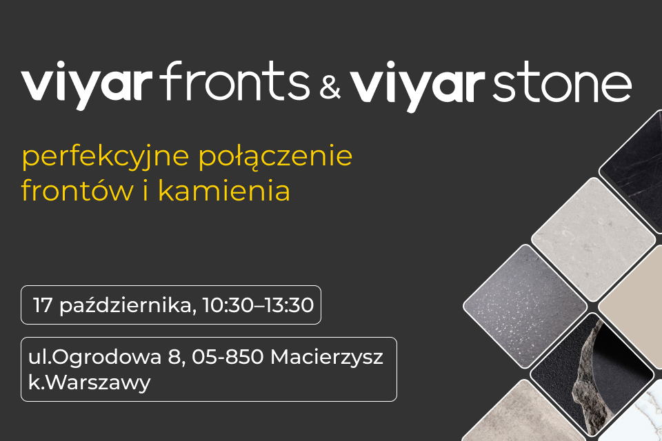 ViyarFronts & ViyarStone: perfekcyjne połączenie frontów i kamienia