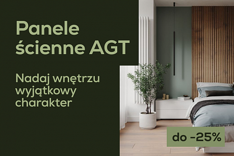 Panele ścienne AGT z rabatem do -25%