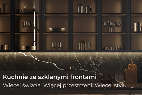 Kuchnie ze szklanymi frontami – zalety, wady i inspiracje aranżacyjne