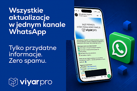 Dołącz do kanału WhatsApp „Aktualności ViyarPro” i bądź na bieżąco z nowościami