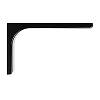 Konsola z nakładką z tworzywa sztucznego 237x143 (240mm), max 10kg, kolor czarny - small