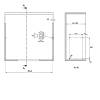 Ociekarka do naczyń chrom 700mm VIBO (SGQ70VLIB), nie drogie - zdjecie №3 - small