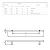 Uchwyt relingowy RE 1007/320 (DR 10/320 G8) monolit Ø 12 nikiel polerowany, zdjecie - zdjecie №4 - small