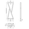 Podstawa do stołu typu ZVV bar, 400x50mm, h=1100mm, czarny RAL 9005, zdjecie - zdjecie №4 - small