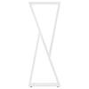 Podstawa do stołu typu ZVV bar, 400x50mm, h=1100mm, biały RAL 9003 - small