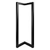 Podstawa do stołu typu VV bar, 400x242mm, h=1100mm, czarny RAL 9005 - small