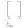 Podstawa do stołu typu VV bar, 400x242mm, h=1100mm, czarny RAL 9005, cena - zdjecie №5 - small