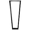Podstawa do stołu typu V bar, 400x60mm, h=1100mm, czarny RAL 9005 - small