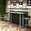 Podstawa do stołu typu O bar, 400x60mm, h=1100mm, szary RAL 9006, nie drogie - zdjecie №3 - small