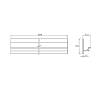 Uchwyt Cosma M 766 L=3270 mm czarny szczotkowany, 19 mm (m.b.), zamowienie online - zdjecie №7 - small