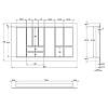 Organizacja OrgaTray 440 antracyt, tworzywo sztuczne, L=441–520 mm, W=801–900 mm, Atira (9195002) Hettich, kupic - zdjecie №2 - small