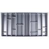 Taca na sztućce OrgaTray 590, 470 x 1000 mm, Kolor srebrny (9194894) Hettich - small