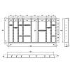 OrgaTray 590, L=470mm W=1000mm, kolor antracytowy (9194916) Hettich, nie drogie - zdjecie №3 - small
