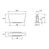 Elementy dzielające OrgaTray 590 białe, tworzywo 68mm Atira (9204230) Hettich, nie drogie - zdjecie №3 - small