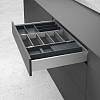 Wkład do szuflady OrgaTray 630 srebro, metal, L=470mm Atira (9288441) Hettich - small