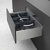 Wkład do szuflady OrgaStore 270 skrzynka, buk, antracyt, 231x237x110mm (9278309) Hettich - small