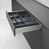 Wkład do szuflady OrgaTray 270 taca na sztućce, buk, antracyt, 270x473x43mm (9278292) Hettich, nie drogie - zdjecie №3 - small