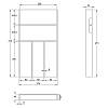 Wkład do szuflady OrgaTray 270 taca na sztućce, buk, antracyt, 270x473x43mm (9278292) Hettich, zdjecie - zdjecie №4 - small
