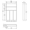 Wkład do szuflady OrgaTray 270 taca na sztućce, buk, antracyt, 270x423x43mm (9278291) Hettich, zdjecie - zdjecie №4 - small