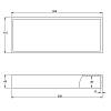 Wkład do szuflady OrgaTray 270 taca, buk, antracyt, 300x118x43mm (9278301) Hettich, zdjecie - zdjecie №4 - small