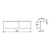 Wkład do szuflady OrgaTray 270 wkładka poprzeczna, buk, antracyt, 600x100x43mm (9278313) Hettich, zdjecie - zdjecie №4 - small