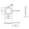 Lampa LED Orbit 12V, 1,8W, 6000K (światło zimne), plastik, srebro, zdjecie - zdjecie №4 - small